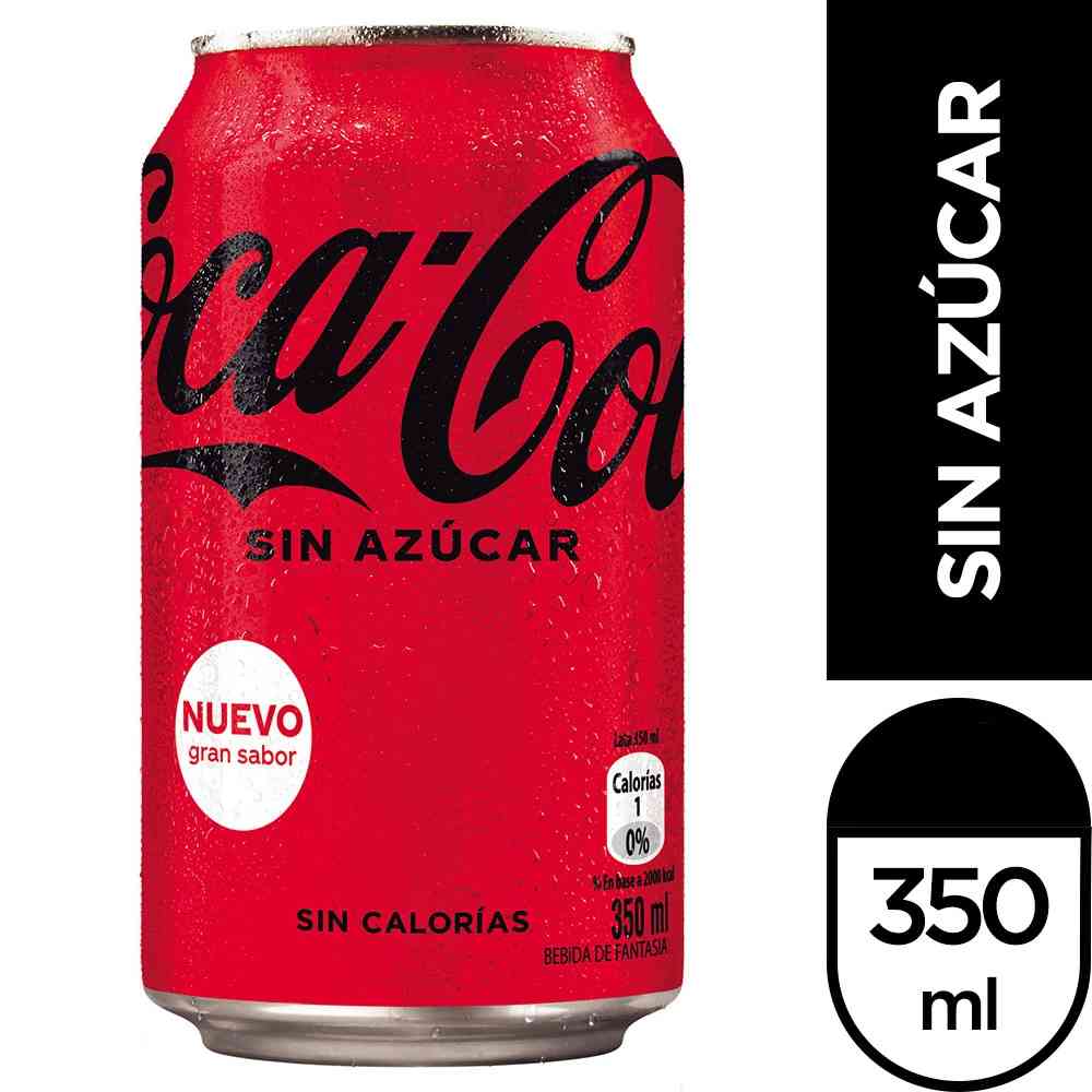 Pack 24x Coca Cola zero lata 350ml