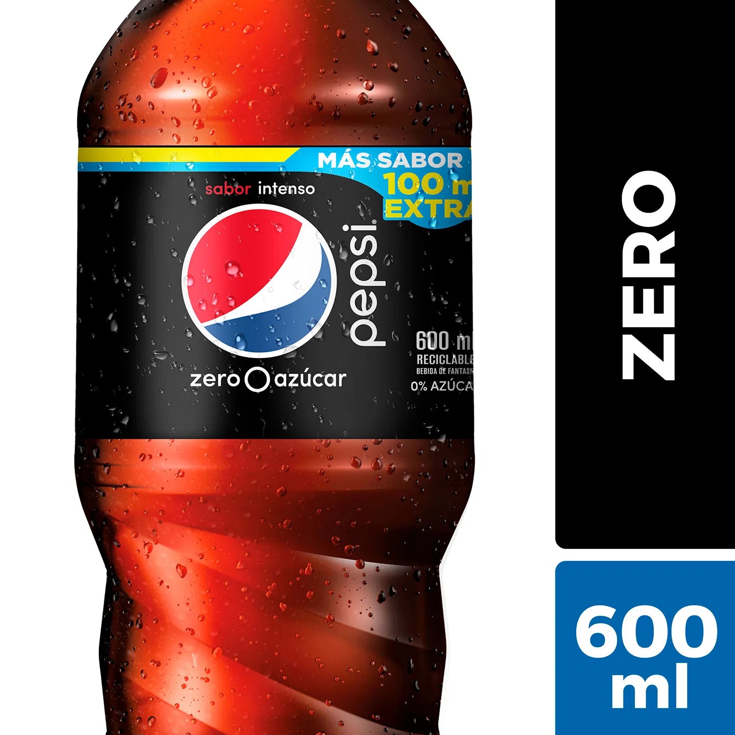 Pack 12x Pepsi zero 600 ml