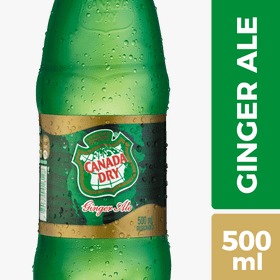Pack 12x Canada Dry Ginger Ale 500 ml