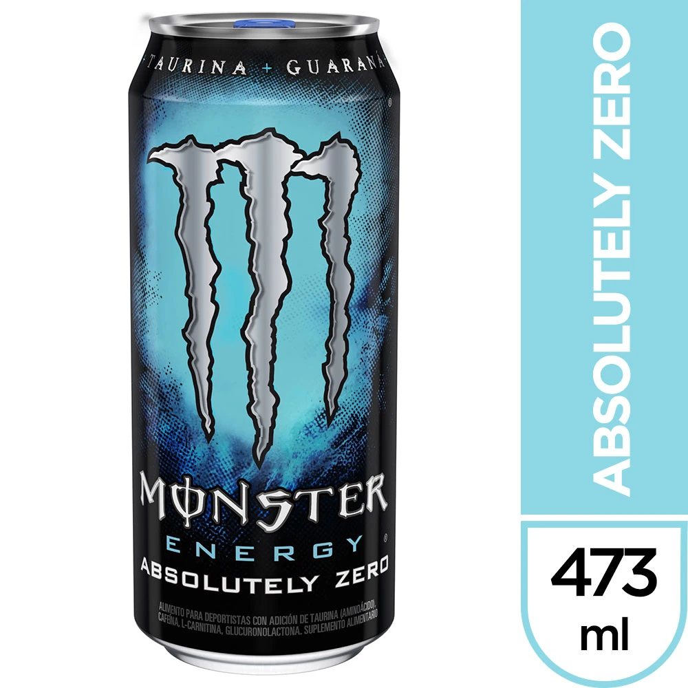 Pack 24x Monster absolutely zero 473 ml