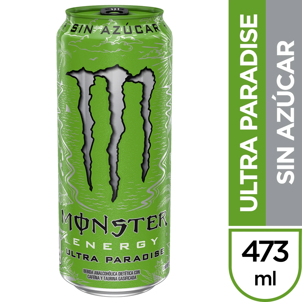 Pack 24x Monster ultra paradise sin azúcar 473ml