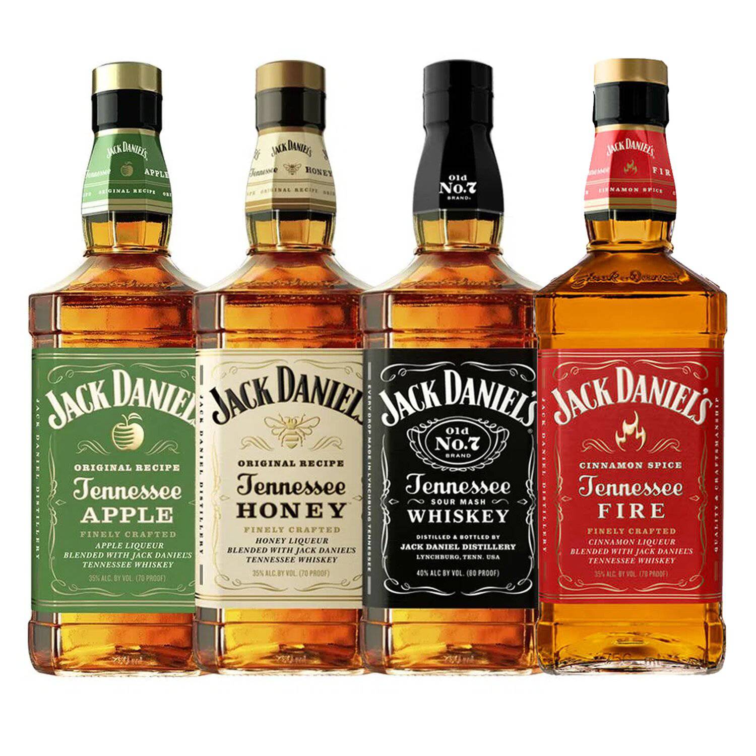 Pack Regalo x4 Whiskey Jack Daniel’s 750cc