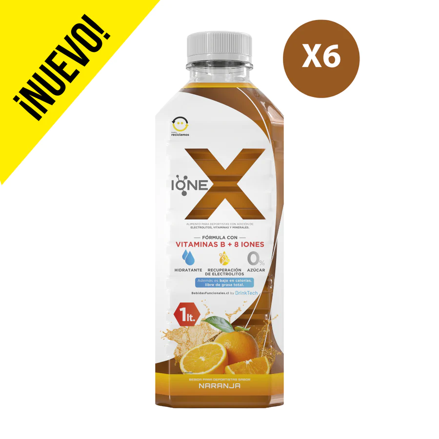 Pack 6x IONEX formula hidratante Naranja 1 lt