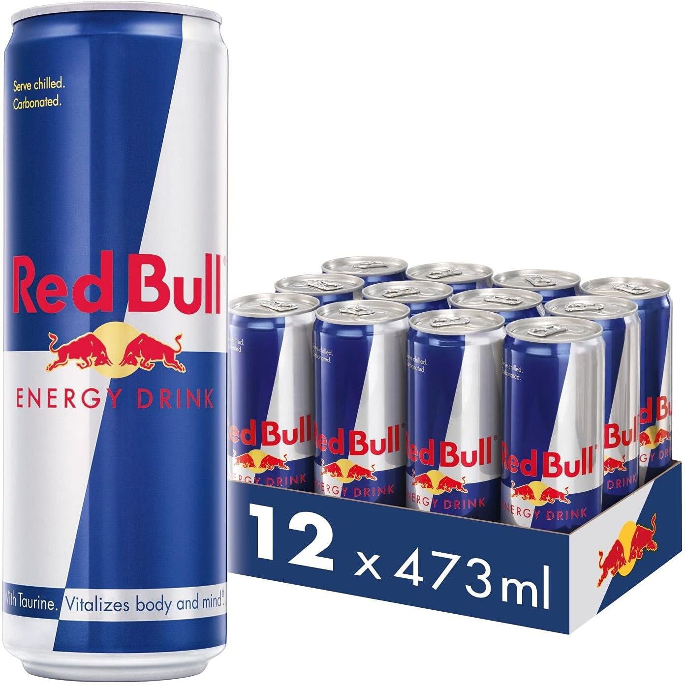 Pack 12x Red Bull 473 ml